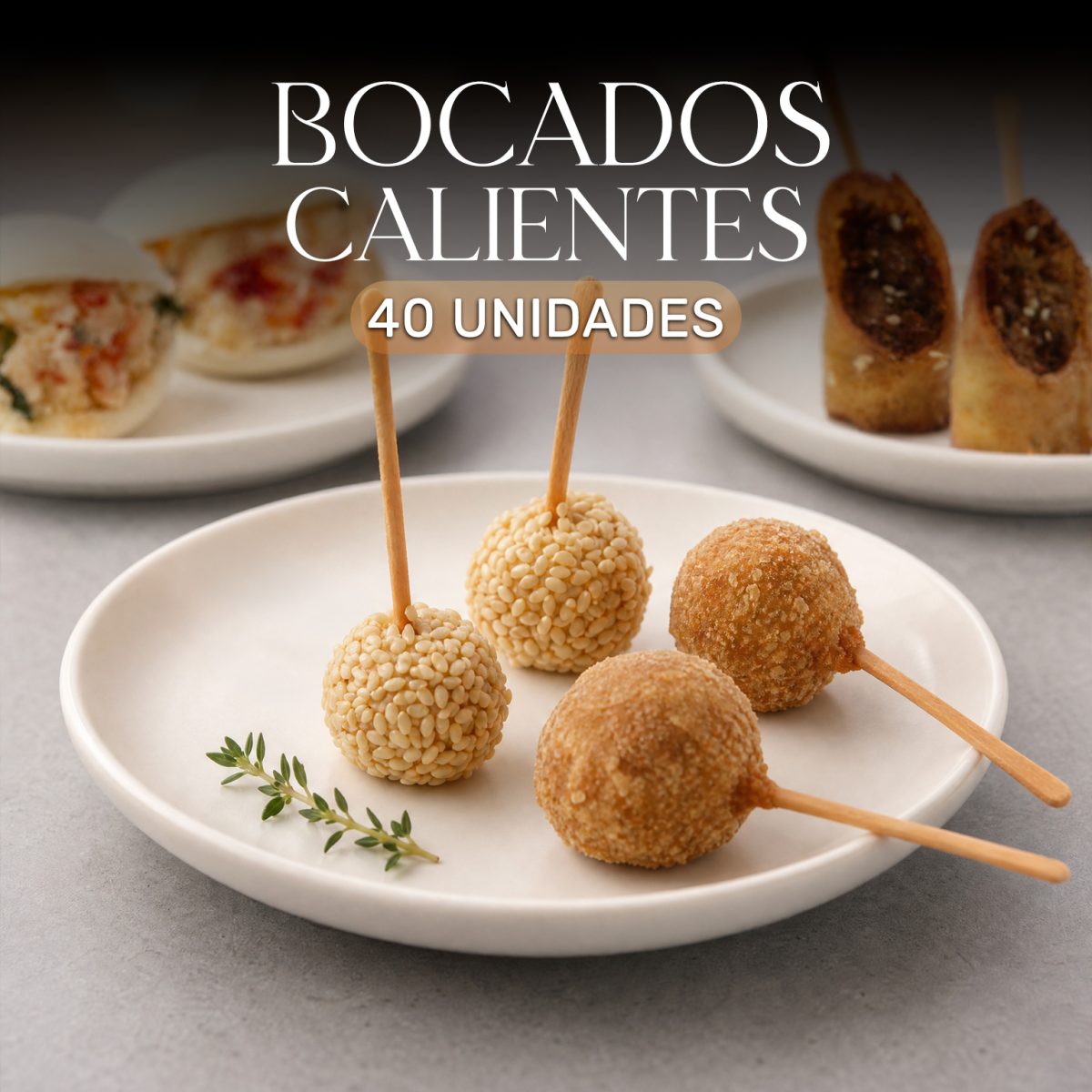 Pack Bocados Calientes (40 Uds.)