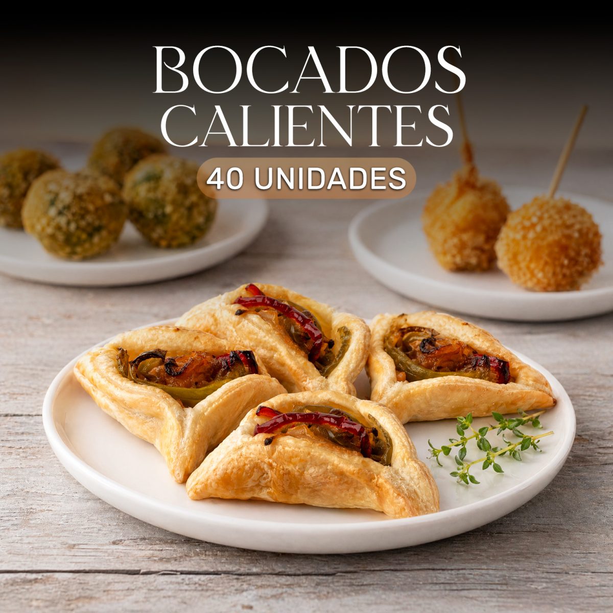 Pack Bocados Calientes (40 Uds.)