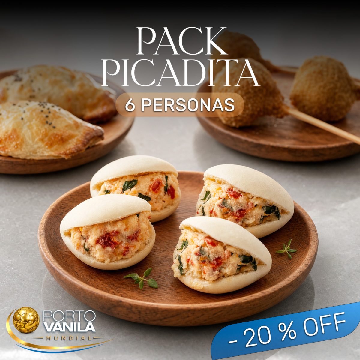 Pack Mundial - Picadita Previa - 20% off (6 personas)